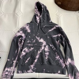 Tie dye purple hoodie